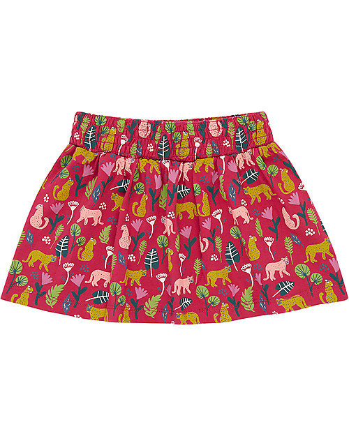 Sense Organics Malia Skirt - Floral Leopard - Organic Cotton Skirts