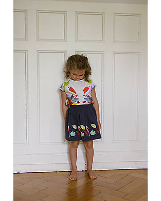 Sense Organics Malia Skirt - Tropical Berry - 100% Organic Cotton Skirts