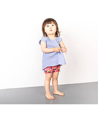 Sense Organics Maya Baby Bloomer Shorts - Tropical Pink - 100% Organic Cotton Shorts
