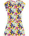 Sense Organics Melda Dress with Elasticated Waist - Floral Toucan - 100% Organic Cotton Dresses_