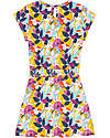 Sense Organics Melda Dress with Elasticated Waist - Floral Toucan - 100% Organic Cotton Dresses_