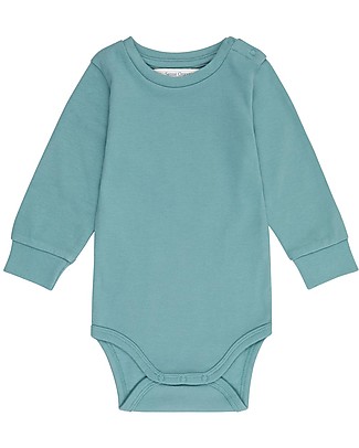 Sense Organics Milan Long Sleeves Baby Body - Teal - 100% Organic Cotton Long Sleeves Bodies