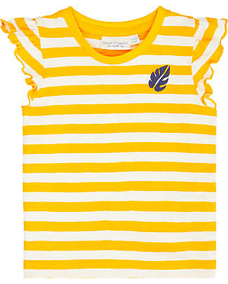 Sense Organics Nana Butterfly Shirt - Yellow Stripes - 100% Organic Cotton T-shirts