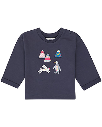 Sense Organics Nolani Baby Sweater - Artic Scene - 100% Brushed Organic Cotton Sweatshirts