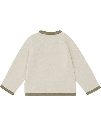 Sense Organics P. Picasso Baby Knitted Jacket - Sand Olive - 100% Organic Cotton GOTS Cardigans