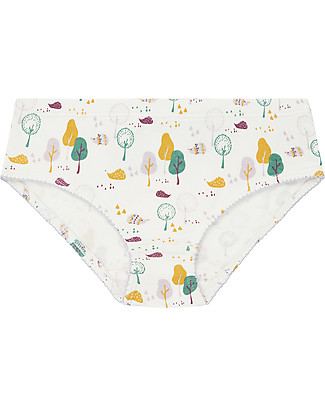 Sense Organics Paris Retro Slip Pack of 2 - Hedgehogs/Stripes - 100% organic cotton Briefs