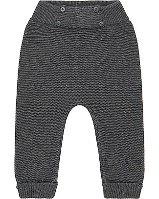 Sense Organics Paul Baby Knitted Pant - Grey - 100% Organic Cotton Trousers