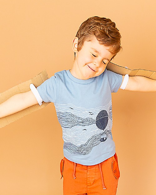 Sense Organics Short Sleeves Shirt Ibon - Hot Air Balloon - 100% organic cotton T-shirts