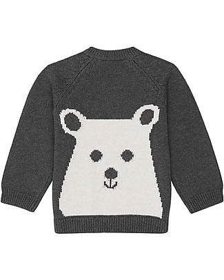 Sense Organics Victor Baby Knitted Sweater - Anthracite + Polar Bear - 100% Organic Cotton
Sweater Anthracite +
Polar Bear Jumpers