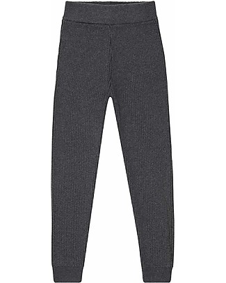 Sense Organics Yuma Baby Knitted Leggings - Anthracite - 100% Organic Cotton Leggings