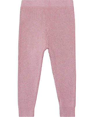Sense Organics Yuma Knitted Leggings - Smoke Rose - 100% Organic Cotton GOTS Leggings
