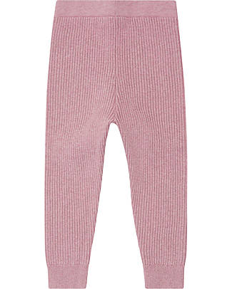 Sense Organics Yuma Knitted Leggings - Smoke Rose - 100% Organic Cotton GOTS Leggings
