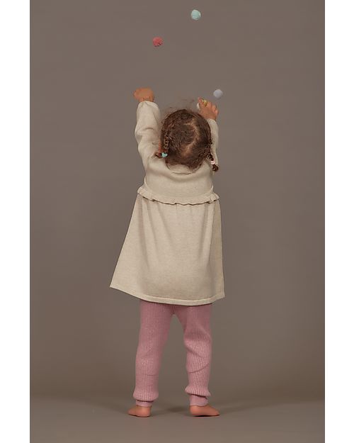 Sense Organics Yuma Knitted Leggings - Smoke Rose - 100% Organic Cotton GOTS Leggings
