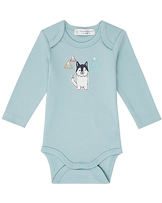 Sense Organics Yvon Long Sleeved Baby Body - Husky - 100% Organic Cotton Long Sleeves Bodies