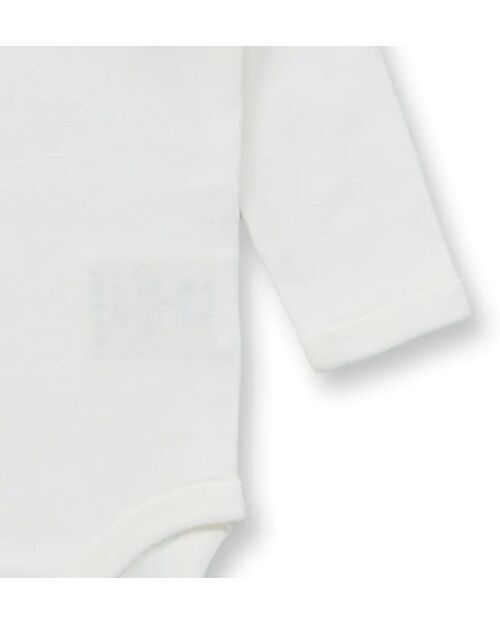 Sense Organics Yvon Long Sleeves Baby Body - White - 100% Organic Cotton GOTS Long Sleeves Bodies