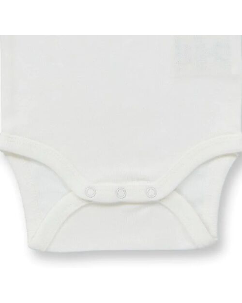 Sense Organics Yvon Long Sleeves Baby Body - White - 100% Organic Cotton GOTS Long Sleeves Bodies
