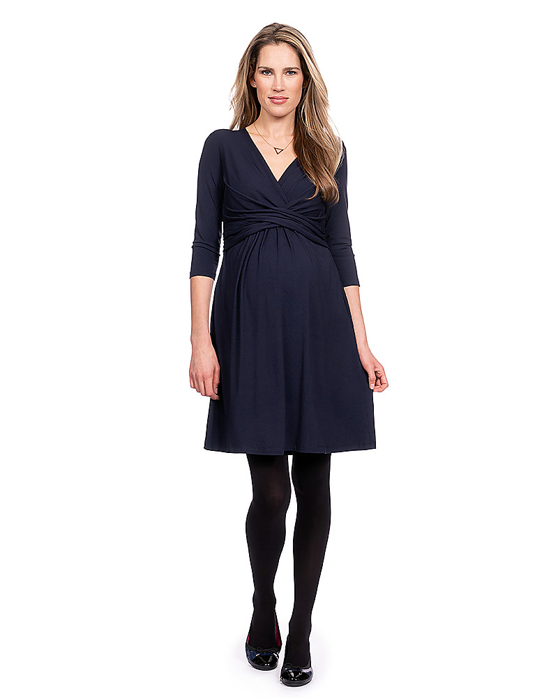 navy winter dress