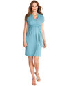 Seraphine Abbey Materity / Nursing Wrap Dress - Sea Breeze Dresses_