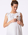 Seraphine Abigail Broderie Anglaise Maternity and Nursing Top - White - 100% Cotton T-shirts
