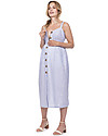 Seraphine Adalia, Maternity Button front Dress, Stripe - Linen/Cotton Dresses_