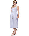 Seraphine Adalia, Maternity Button front Dress, Stripe - Linen/Cotton Dresses_