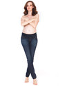 Seraphine Ami Maternity Slim Leg Jeans - Vintage Indigo Blue Jeans