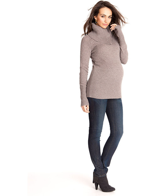 Seraphine Ami Maternity Slim Leg Jeans - Vintage Indigo Blue Jeans