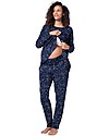 Seraphine Aurora Mama And Mini Pyjamas Set - Star Constellation - Stretch Cotton Pyjamas