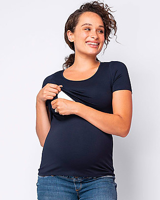 Seraphine Basic Maternity T-Shirts – Navy & Grey Twin Pack T-Shirts And Vests