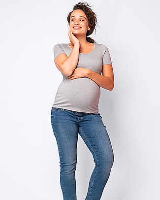 Seraphine Basic Maternity T-Shirts – Navy & Grey Twin Pack T-shirts