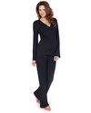 Seraphine Camille Maternity & Nursing Lounging Pyjamas - natural Bamboo fabric: anti-bacterial and breathable - Black Pyjamas