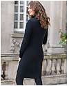 Seraphine Celia High Neck Maternity and Nursing Dress - Black - Cotton Dresses_