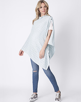 Seraphine Cellular Knit Nursing Shawl Verity - Cotton Scarves And Shawls