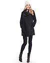 Seraphine Clarence, Wool and Cashmere Maternity Coat, Black Coats