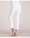 Seraphine Cropped Capri Maternity Jeans - White Trousers