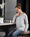 Seraphine Crossover Maternity and Nursing Sybil Sweater- Grey marl Jumpers
