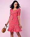 Seraphine Daffodil Front Tie Maternity Dress - Red Floral Dresses_