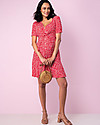 Seraphine Daffodil Front Tie Maternity Dress - Red Floral Dresses_