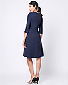 Seraphine Davie, Classic Nursing and Maternity Dress with ¾ Sleeves - Navy Dresses_