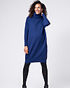 Seraphine Elena Maternity and Nursing Dress - Navy - Roll Neck Rib Detail Dresses_