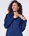 Seraphine Elena Maternity and Nursing Dress - Navy - Roll Neck Rib Detail Dresses_
