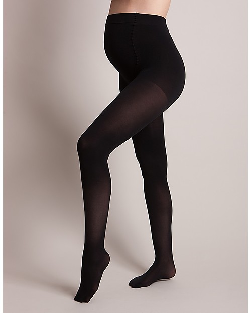 Seraphine Extra-soft Over-Bump Maternity Tights 60 Denier - Black Sheen Tights