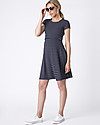 Seraphine Fit and Flare Nursing and Maternity Dress Rowan - Navy Dresses_