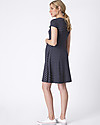Seraphine Fit and Flare Nursing and Maternity Dress Rowan - Navy Dresses_