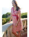 Seraphine Florencia Petal Maternity / Nursing Wrap Dress - Raspberry Dresses_