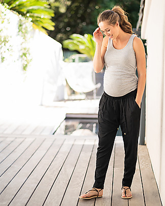 Seraphine Harem Maternity Trousers Gladyce - Soft and Versatile - Black Trousers