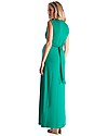 Seraphine Jo - Knot Front Maternity Maxi-Dress Emeral Dresses_