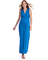 Seraphine Jo - Knot Front Maternity Maxi - Dress Seaside Turquoise Dresses_