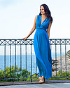Seraphine Jo - Knot Front Maternity Maxi - Dress Seaside Turquoise Dresses_