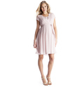 Seraphine Jodie - Chiffon Maternity / Nursing Dress - Blush Pink Dresses_